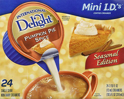 Pumpkin pie spice creamer